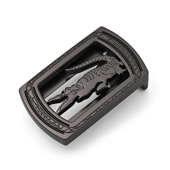 Meeste vööklamber – tsingi sulam, ristkülikukujuline sile klamber, äri stiil, kõikide aastaaegade jaoks, 2024 kevad.