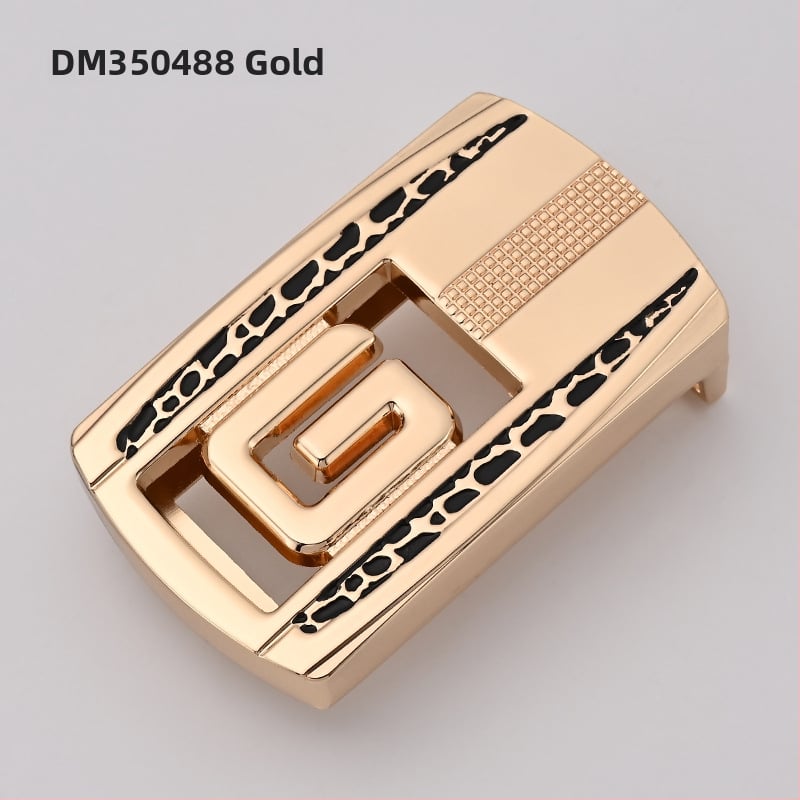 Meeste vööklamber – tsingi sulam, ristkülikukujuline sile klamber, äri stiil, kõikide aastaaegade jaoks, 2024 kevad.