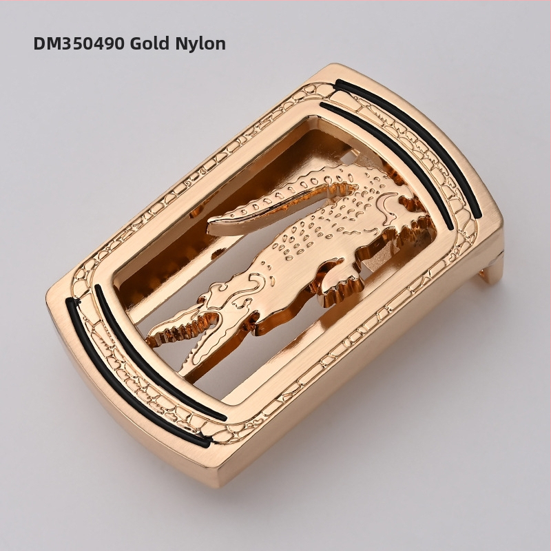 Meeste vööklamber – tsingi sulam, ristkülikukujuline sile klamber, äri stiil, kõikide aastaaegade jaoks, 2024 kevad.