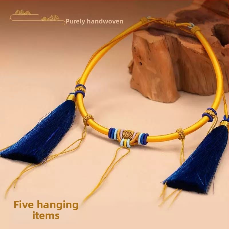 Kūdikių kaklo papuošalas su U formos vieliniu pakabuku, apimtis 41–50 cm, O grandinė, reguliuojamas