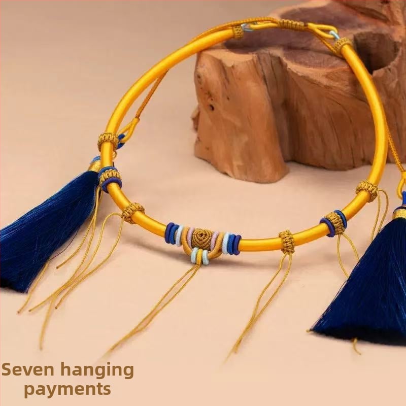 Kūdikių kaklo papuošalas su U formos vieliniu pakabuku, apimtis 41–50 cm, O grandinė, reguliuojamas