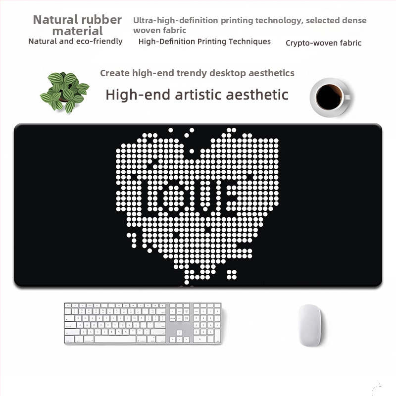 Мишка подложка от естествен каучук, противохлъзгаща повърхност, термопечат, OEM персонализация