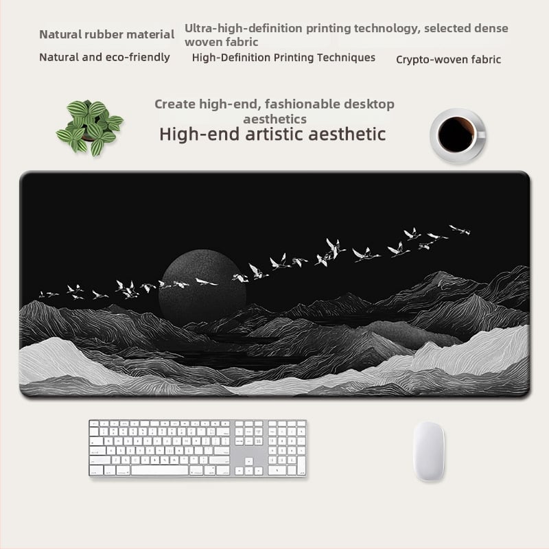 Мишка подложка от естествен каучук, противохлъзгаща повърхност, термопечат, OEM персонализация