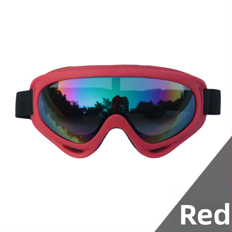 X400 akiniai – Vėjo atsparūs, pilno rėmo, universalūs, suderinami su galvos juosta, skirti slidinėjimui, dviračių ir motociklų sportui