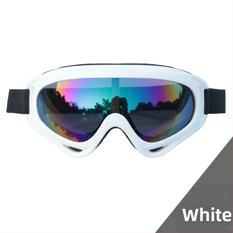 X400 akiniai – Vėjo atsparūs, pilno rėmo, universalūs, suderinami su galvos juosta, skirti slidinėjimui, dviračių ir motociklų sportui