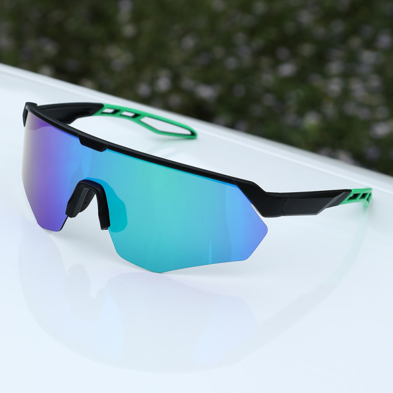 Dviračių akinių 1044 su keičiamais lęšiais, reguliuojamu nosies tiltu ir suderinti su galvos juosta akiniais