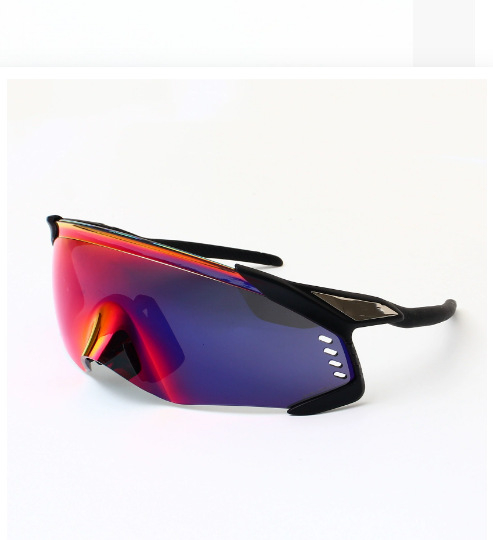 Unisex akiniai nuo saulės su retro stiliumi ir vėjo bei smėlio apsauga, modelis 9501, keičiamieji objektyvai, tinkami žvejybai, bėgiojimui ir važiavimui dviračiu