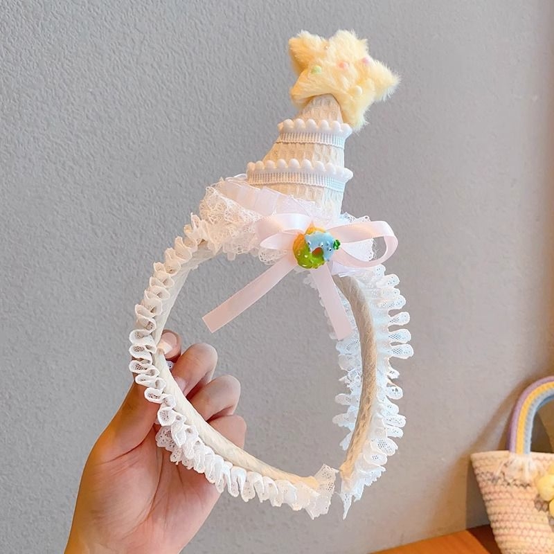 Cosplay αξεσουάρ μαλλιών – κορδέλα με αστεράκι, Lolita στυλ, φωτοπροπ για γιορτή γενεθλίων; Κατηγορία: Cosplay Clothing Props; Διεθνής εξαγωγή: αποκλειστική