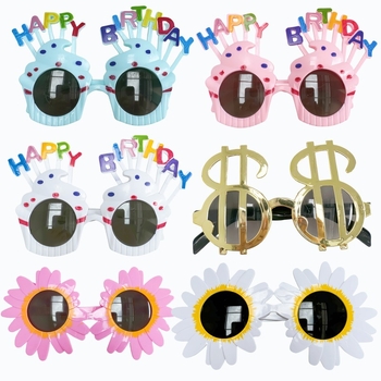 Dzimšanas dienas brillītes - plastmasas, jautrs fotorekvizīts ballītei, stils 11977901