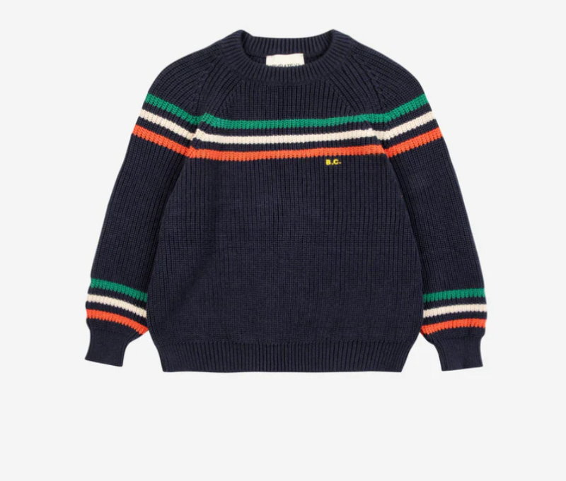 Bērnu kokvilnas adījuma džemperis, apaļš kakls, garie piedurknes, vecums 3–8 gadi, dzīvnieku karikatūras raksts