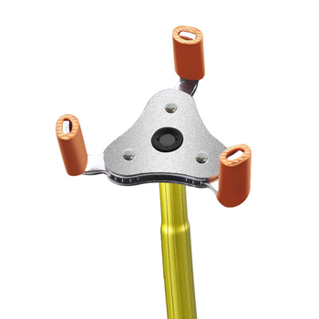 Hudun demontāžas instruments no alumīnija sakausējuma ugunsdzēsības dūmu sensoru un temperatūras sensoru detektoriem; 6 komplekti; saderīgs ar dažādu zīmolu dūmu un temperatūras sensoru; demontāžas rīki