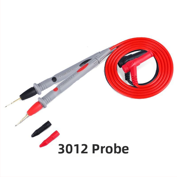 Multimetra testvads ar īpaši asu galu, digitālais displejs, zelta pārklājums, 1000V, 10A, 20A