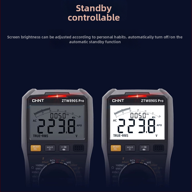 Digitālais multimetrs ar augstu precizitāti un balss paziņojumiem, ķīniešu displejs, inteliģenta aizsardzība pret apdegumiem, demontāžas instrumentu komplekts