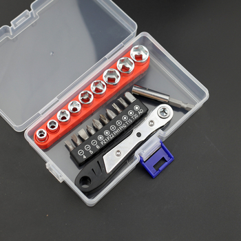 Chiyue 22-in-1 komplekts: divvirziena uzgriežņu atslēga un skrūvgriezis ar sešstūra galviņām, Cr-Mo-V tēra, mājas lietošanai