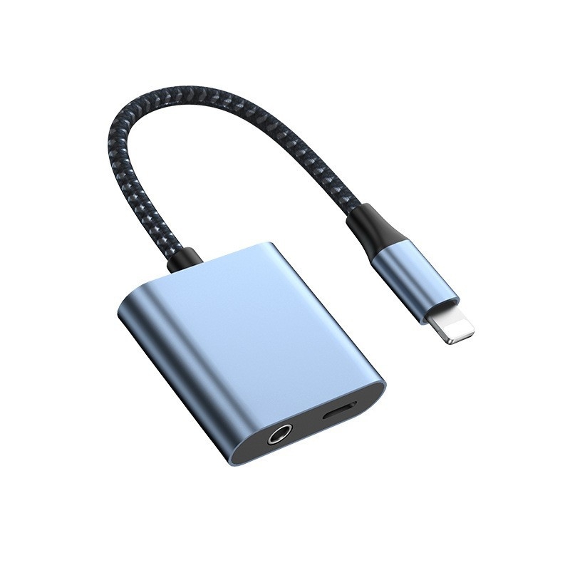 USB-C to 3,5 mm kõrvaklappide adapterkaabel – 2-ühes-1 helisisene muundur, sisseehitatud dekoodimiskripsiga, vasktuum, 30 cm pikkune, ühildu iPhone'iga