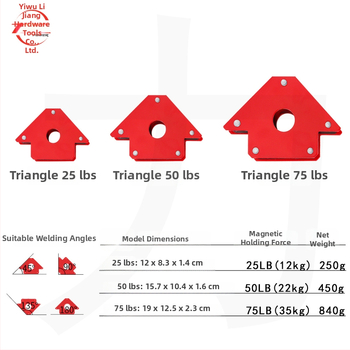 Craftsman magnētiskais metināšanas pozicionētājs un leņķa turētājs, 6 gab., mājas lietošanai