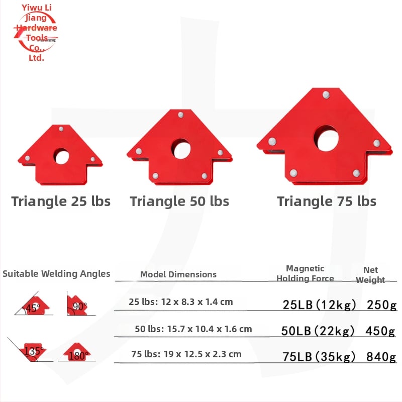 Craftsman magnētiskais metināšanas pozicionētājs un leņķa turētājs, 6 gab., mājas lietošanai