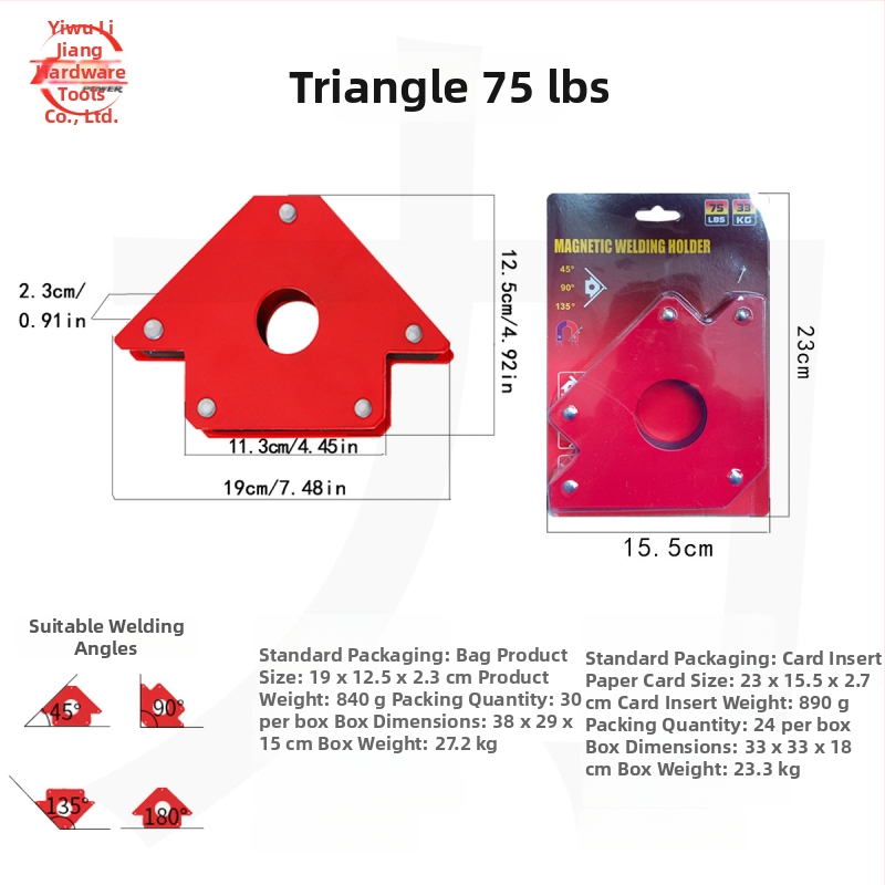 Craftsman magnētiskais metināšanas pozicionētājs un leņķa turētājs, 6 gab., mājas lietošanai