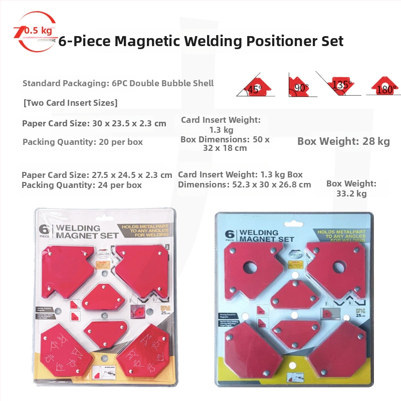 Craftsman magnētiskais metināšanas pozicionētājs un leņķa turētājs, 6 gab., mājas lietošanai