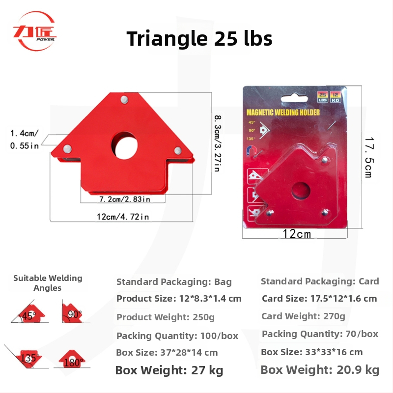 Craftsman magnētiskais metināšanas pozicionētājs un leņķa turētājs, 6 gab., mājas lietošanai