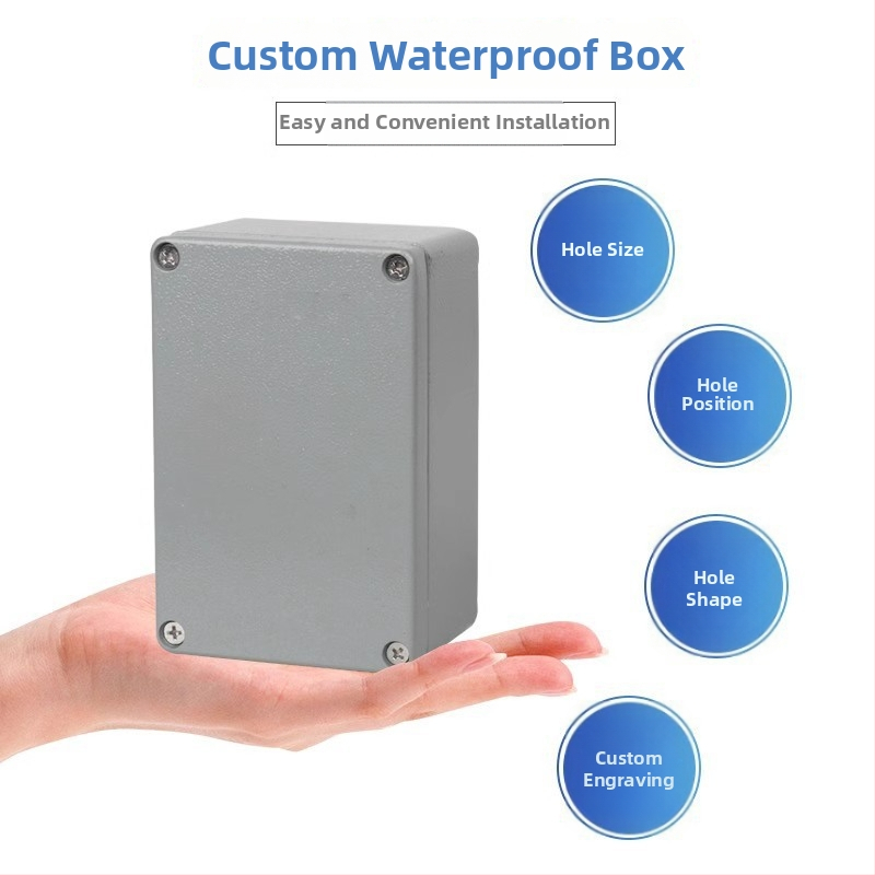 Odliatý hliníkový vonkajší vodotesný terminálový box, 440V alebo viac, JZMTE, dovoz