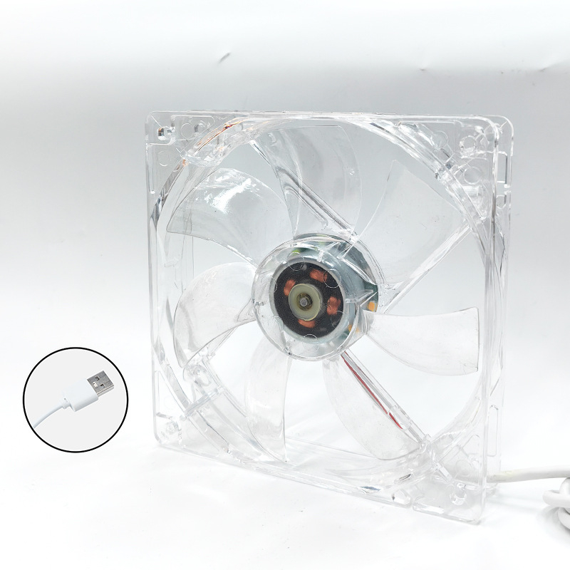 Portatīvā datora dzesēšanas ventilators korpusam, ABS, USB 1 ports, 1000 rpm, gaisa dzesēšana, kluss