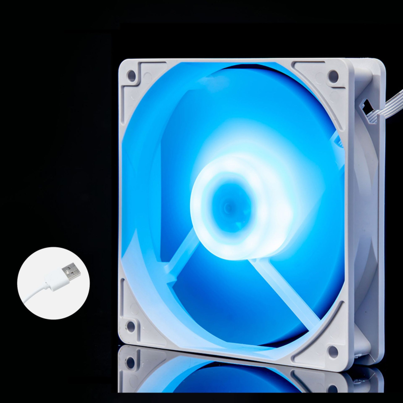 Portatīvā datora dzesēšanas ventilators korpusam, ABS, USB 1 ports, 1000 rpm, gaisa dzesēšana, kluss