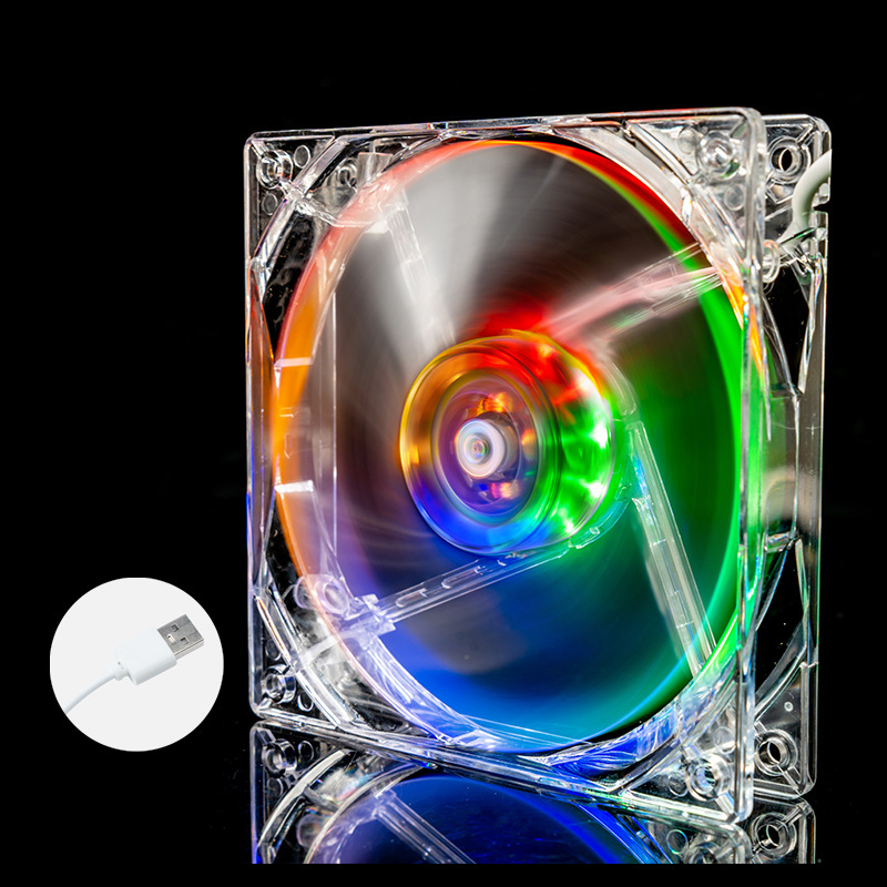 Portatīvā datora dzesēšanas ventilators korpusam, ABS, USB 1 ports, 1000 rpm, gaisa dzesēšana, kluss