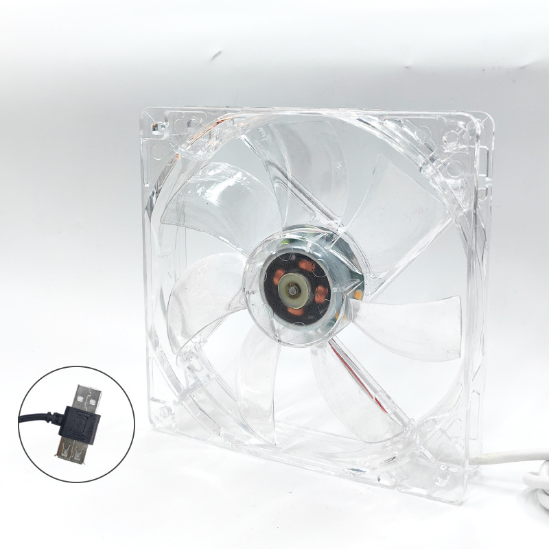 Portatīvā datora dzesēšanas ventilators korpusam, ABS, USB 1 ports, 1000 rpm, gaisa dzesēšana, kluss