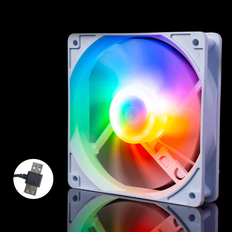 Portatīvā datora dzesēšanas ventilators korpusam, ABS, USB 1 ports, 1000 rpm, gaisa dzesēšana, kluss