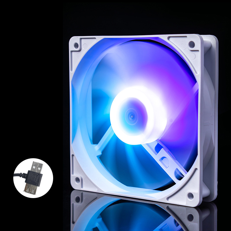 Portatīvā datora dzesēšanas ventilators korpusam, ABS, USB 1 ports, 1000 rpm, gaisa dzesēšana, kluss