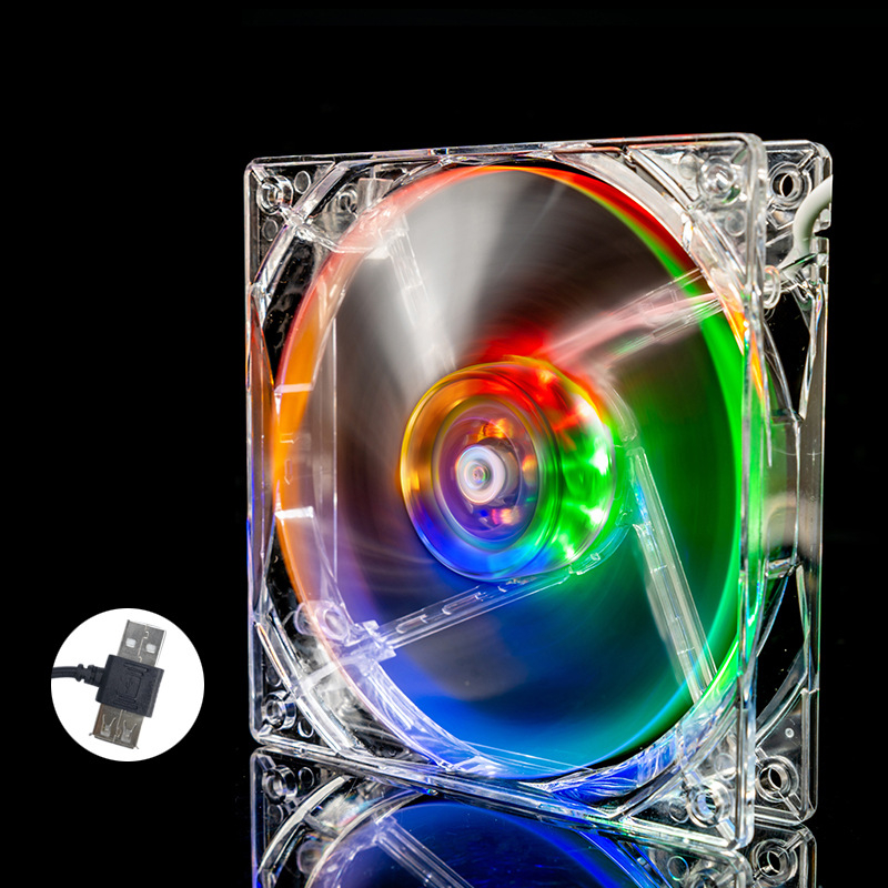 Portatīvā datora dzesēšanas ventilators korpusam, ABS, USB 1 ports, 1000 rpm, gaisa dzesēšana, kluss