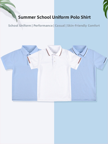 Поло риза от памук за лято 2024, райета или едноцветна шарка, за деца над 140 см.