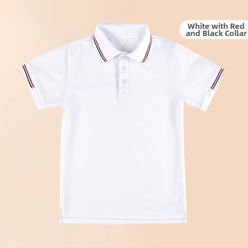 Поло риза от памук за лято 2024, райета или едноцветна шарка, за деца над 140 см.