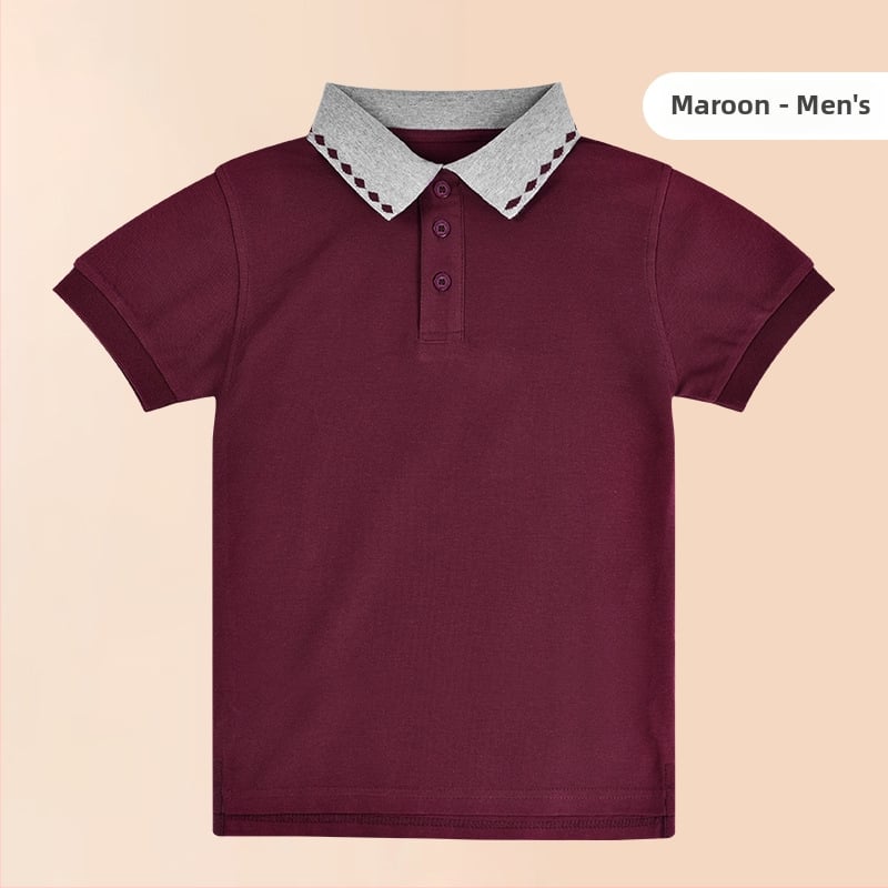 Поло риза от памук за лято 2024, райета или едноцветна шарка, за деца над 140 см.