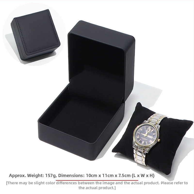 PU odinė laikrodžių dėžutė, PS modelis, dėžutė dovanoms ir juvelyrikai, elektroplatinavimo paviršius