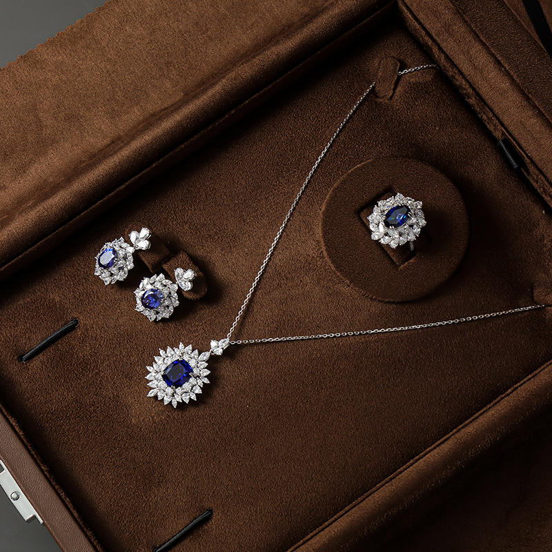 Nomes Mikrofiber kožna kutija za nakit za prstenje, ogrlice, narukvice i satove