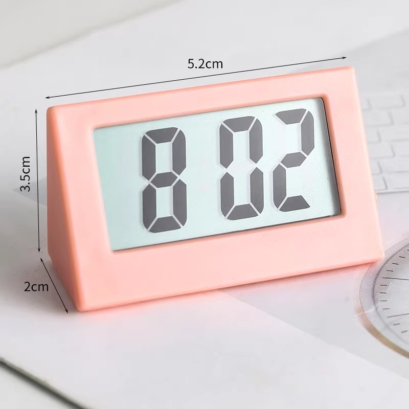 Stolni budilnik s luminescentnim zaslonom, kalendar, LCD brojčani prikaz, baterijsko napajanje, jednostavan moderni dizajn