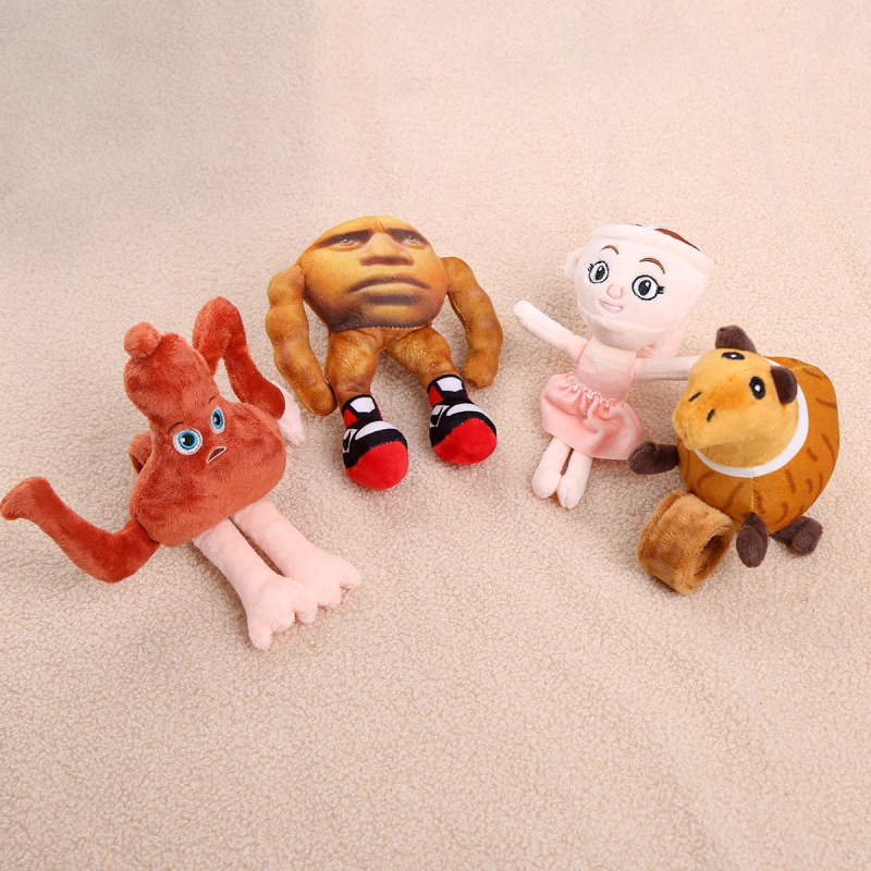 Плюшена играчка – къс плюш, пълнеж PP памук, опаковка мрежеста торба, OEM лого, за възраст 14+