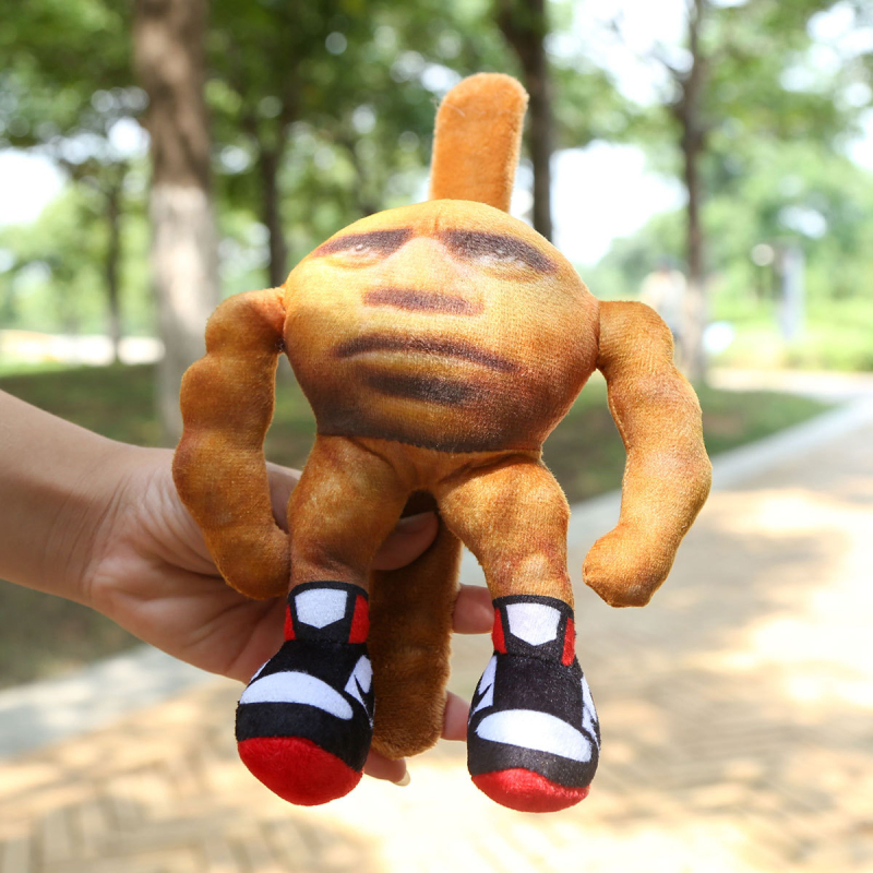 Плюшена играчка – къс плюш, пълнеж PP памук, опаковка мрежеста торба, OEM лого, за възраст 14+