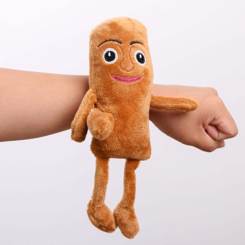 Плюшена играчка – къс плюш, пълнеж PP памук, опаковка мрежеста торба, OEM лого, за възраст 14+