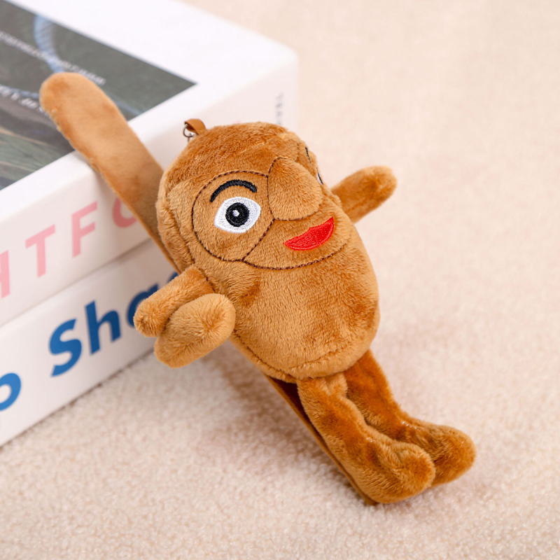 Плюшена играчка – къс плюш, пълнеж PP памук, опаковка мрежеста торба, OEM лого, за възраст 14+