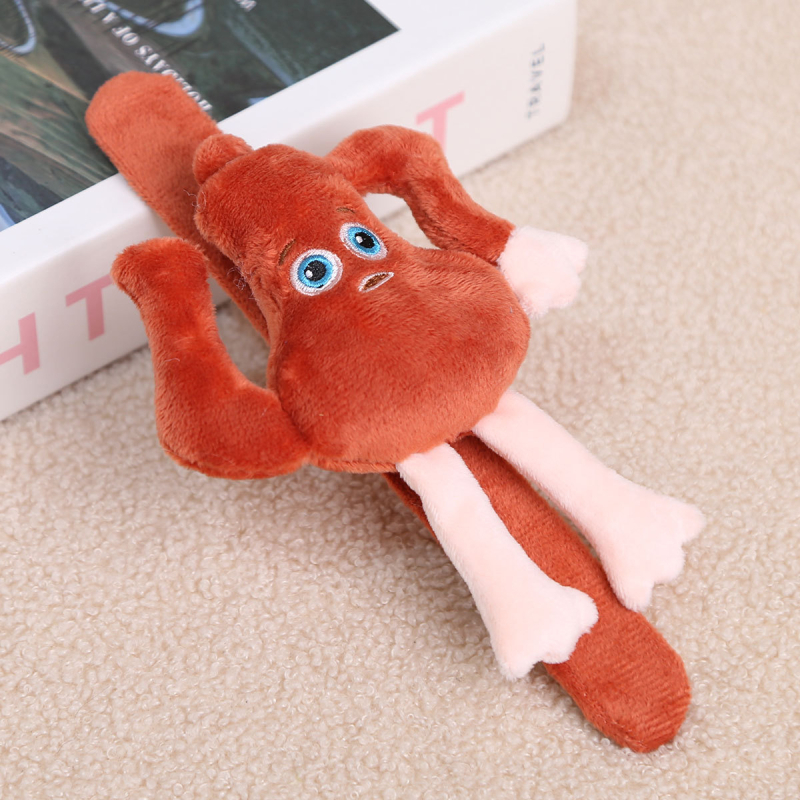 Плюшена играчка – къс плюш, пълнеж PP памук, опаковка мрежеста торба, OEM лого, за възраст 14+