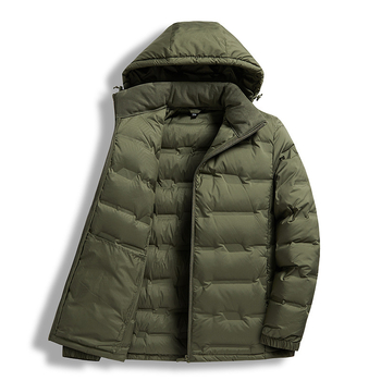 Korea-stiilis kardigan-jakk, kerge, eemaldatava kapuutsiga, puuvillane täidis, polüester välis- ja vooder