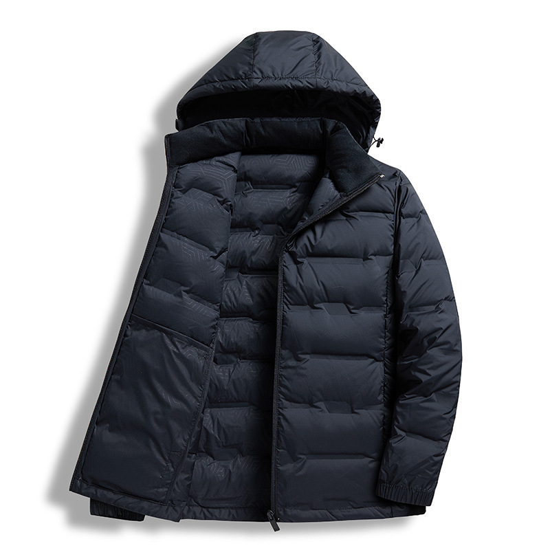 Korea-stiilis kardigan-jakk, kerge, eemaldatava kapuutsiga, puuvillane täidis, polüester välis- ja vooder