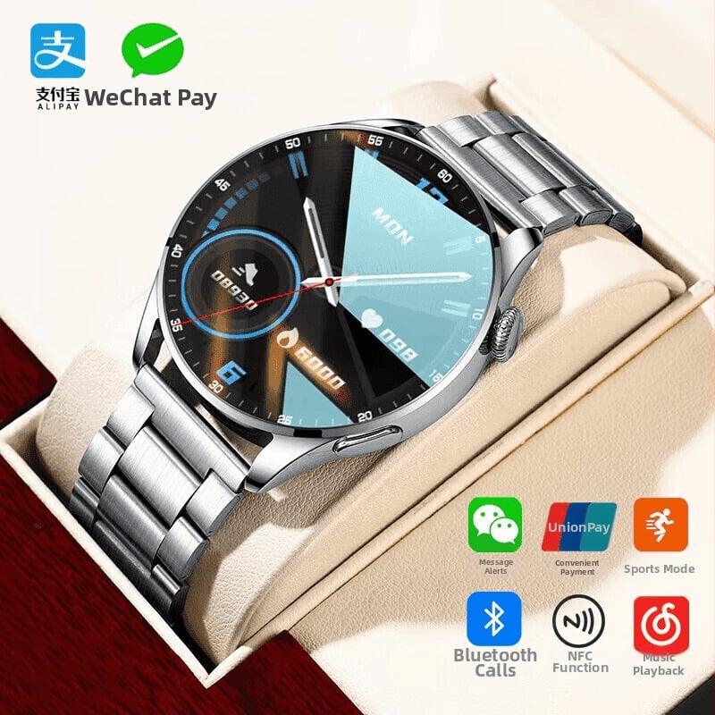 GT8 Pametni sat S12 uz Bluetooth pozive, mjerenje srčanog ritma, vodootporan, TFT zaslon, magnetsko punjenje