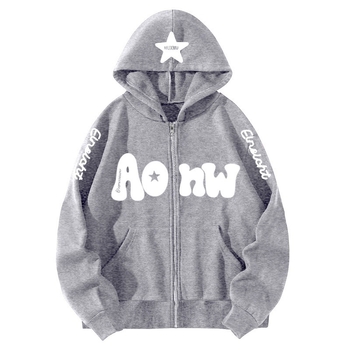 Muški zip-hoodie kardigan od pamuka 81–90%, fleece podstava, trodimenzionalni džepovi