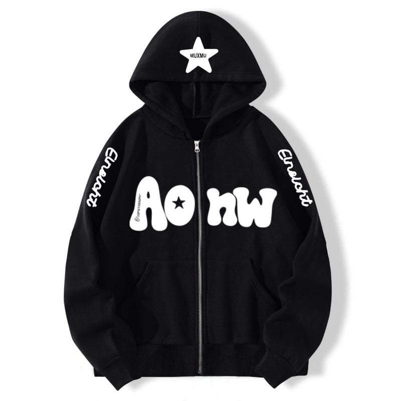 Muški zip-hoodie kardigan od pamuka 81–90%, fleece podstava, trodimenzionalni džepovi