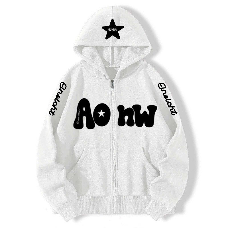 Muški zip-hoodie kardigan od pamuka 81–90%, fleece podstava, trodimenzionalni džepovi