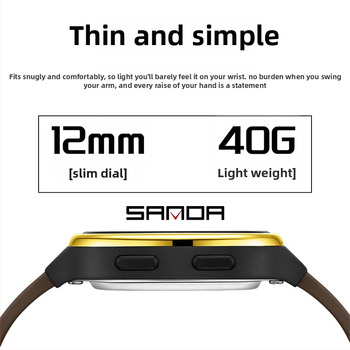 Sanda többfunkciós digitális sportóra kettős idő kijelzővel, lépésszámláló, kalóriaszámláló, két ébresztő, 50 m vízálló